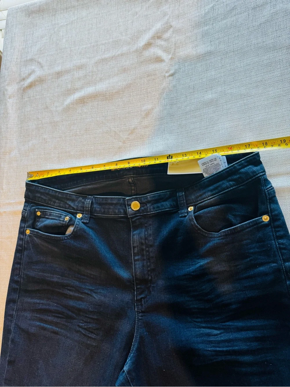 Michael Kors Indigo-Wash Straight Leg Jeans